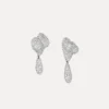 Boucles d&rsquo;oreilles Mimosa Pave