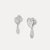 Boucles d&rsquo;oreilles Mimosa Pave