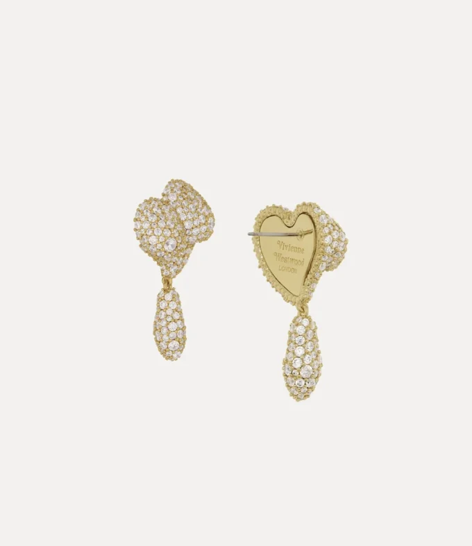 Boucles d&rsquo;oreilles Mimosa Pave