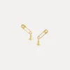 Boucles d&rsquo;oreilles Safety Pin
