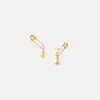 Boucles d&rsquo;oreilles Safety Pin