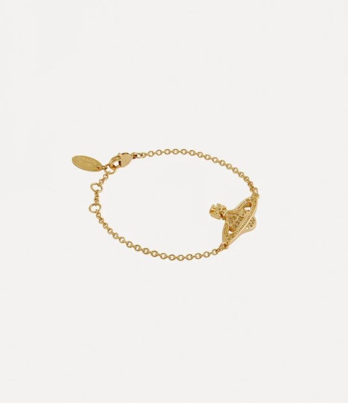 Bracelet à chaîne mini bas-relief