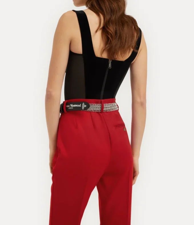Ceinture en cuir à chaîne Ceinture en cuir à chaîne