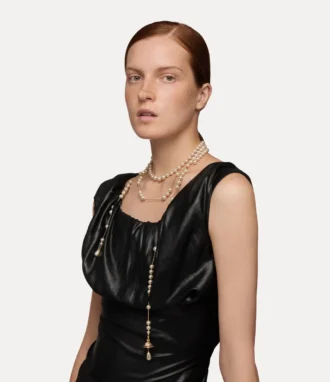 Collier de perles brisé
