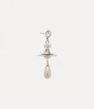 Man. Boucle d&rsquo;oreille unique Pearl Drop