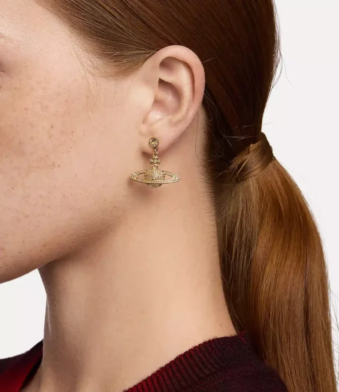 Mini boucles d&rsquo;oreilles Bas Relief Drop