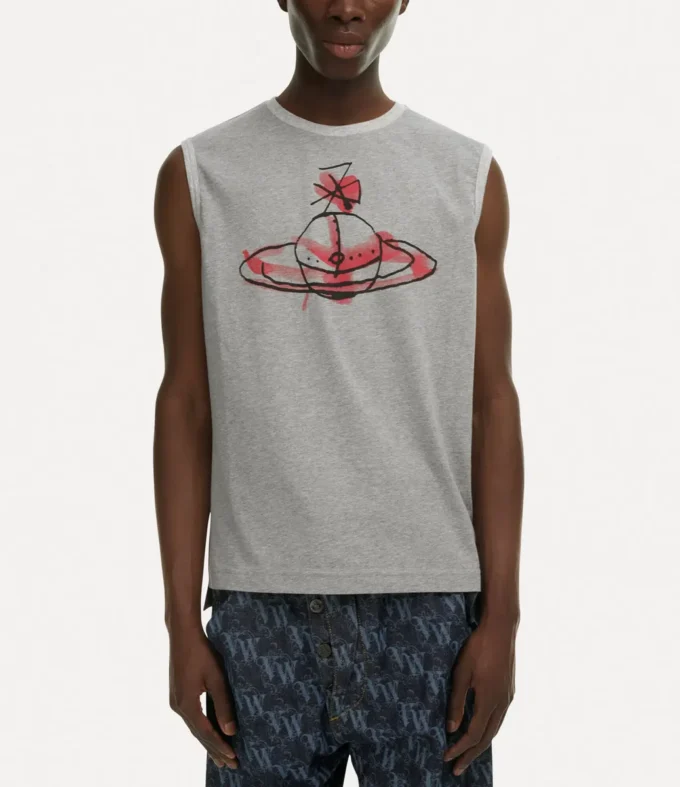 T-shirt Drawn Orb Muscle T-shirt Drawn Orb Muscle