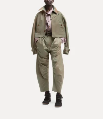 trench coat cut off graziano 2 330x382 - Trench-coat Cut Off Graziano